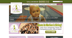 Desktop Screenshot of momsinmotion.net