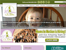 Tablet Screenshot of momsinmotion.net